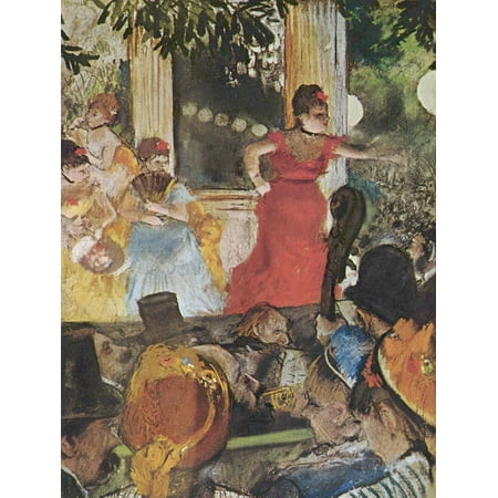 Les Cheries 13' Fashion Framed Art for Your Wall Degas, Edgar Germain Hilaire - In Concert Café