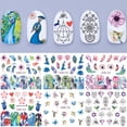 thumbnail image 2 of 10 Sheets Nail Sticker Fashion Nail Decal Nail Art Sticker for DIY Nail, 2 of 10