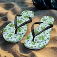 thumbnail image 5 of CHAQLIN Womens St. Patrick's Day Fashion Flip Flops Ladies Slip On Lightweight Athletic Yoga Mat Cushion Thong Sandals, 5 of 9
