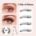thumbnail image 2 of Magnetic False Eyelashes with Applicator Eyelash Curler Glue-free Magnetic Lashes for DIY Makeup Use, 2 of 5