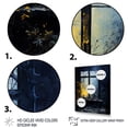 thumbnail image 3 of Designart "Nighttime Charm of Farmhouse Windows II" Farm Canvas Wall Art - Country Blue Farm Windows Living Room Canvas Art, 3 of 6