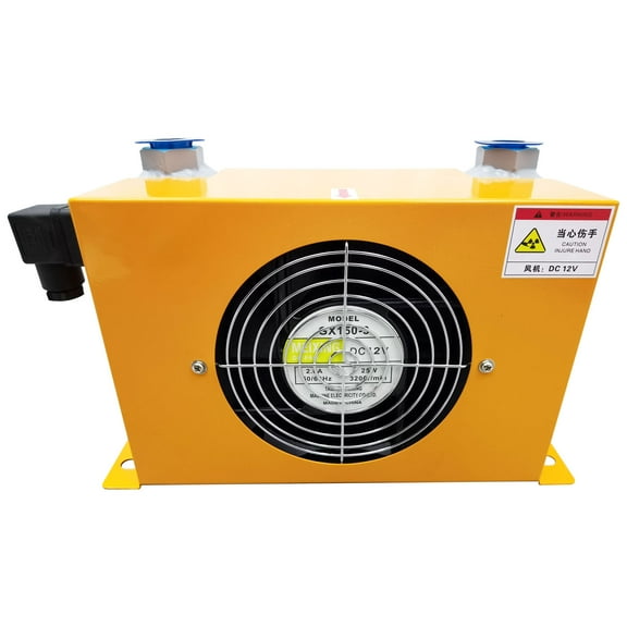 Fan Cooler Hydraulic Air Cooler AH0608T Hardware Tools Fan Air Cooling Oil Cooling Machine DC 12V