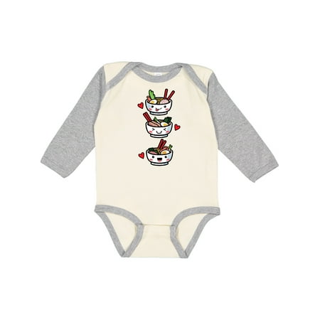 

Inktastic Ramen Lover Cute Kawaii Noodles Gift Baby Boy or Baby Girl Long Sleeve Bodysuit