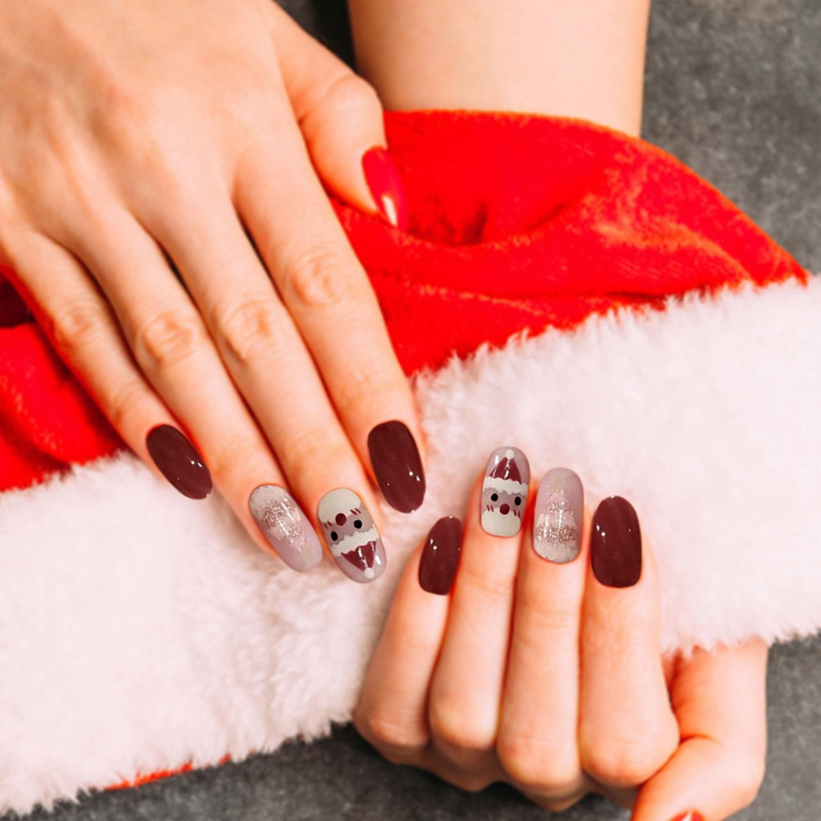 Impress Nails Long Length Coffin Gel X Nails Coffin on Nails Long Coffin Clear Flake Nails Short Coffin on Nails Full Cover Gel X Tips Extra Long Hand Tips Coffin Shape Acrylic Tips