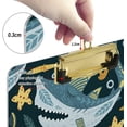 thumbnail image 4 of FMSHPON Funny Shark Fish Clipboard Hardboard Wood Nursing Clip Board and Pull for Standard A4 Letter 13x9 inches, 4 of 7