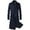 Navy, variant on Fgnfyis Winter Coats for Men Autumn Winter Long Woolen Overcoat Solid Color Knee Length Windbreaker for Men Mens Jacket Navy L