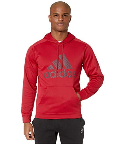 adidas men's team issue badge of sport graphic hoodie