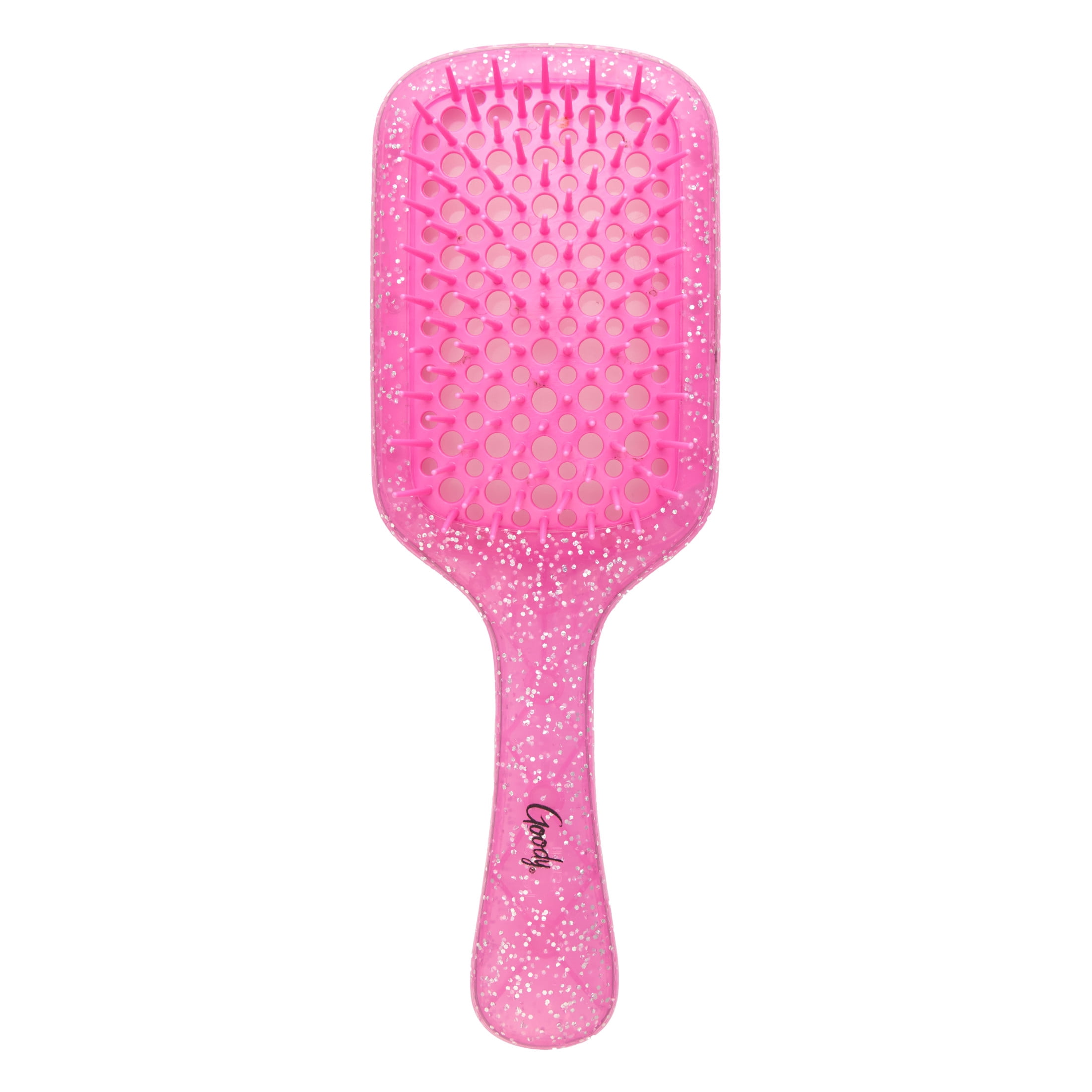 Goody Ouchless Vented Paddle Detangler Brush for All Hair Types, Pink, 1 Count