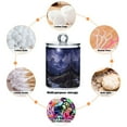 thumbnail image 6 of Yayeee 4 Pack Qtip Holder Bathroom Cotton Swab Canister with Lid Clear Dispenser Set, Moonlight Mountain, 6 of 6