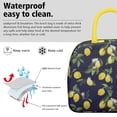 thumbnail image 3 of Lunch Bag Lunch Box for Women Reusable Insulated Lunch Bags,Water-Resistant Lemon Navy Cooler Lunch Tote Bag, Large Capacity for Work Travel Picnic, 3 of 6