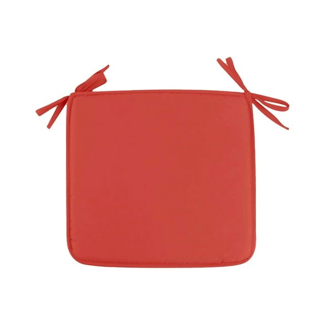 Kcodviy Outdoor Seat Cushions Square Design Strapped Garden Chair Pads Patio Furniture Comfort Support Weather Material Solution