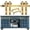 Gold, variant on Rio Salto Mini Barn Door Hardware Kit 6FT Gold Double Cabinet Sliding Barn72" Track Set Small Hardware Set TV Stands Wardrobe Track Kit NO Cabinet Gold, 6FT Track Kit Single Door
