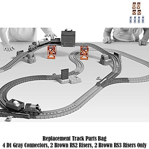 GBN45 ~ Thomas /& Friends Trackmaster Percy 6 1 Set ~ Replacement Track Bag ~ 4 E2 Track Pieces ~ Blue Replacement Parts for Thomas The Train in