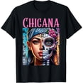 thumbnail image 2 of 100% Cotton Chicana Style Lowrider Clothes Women Mexican American Latina T-Shirt, 2 of 5