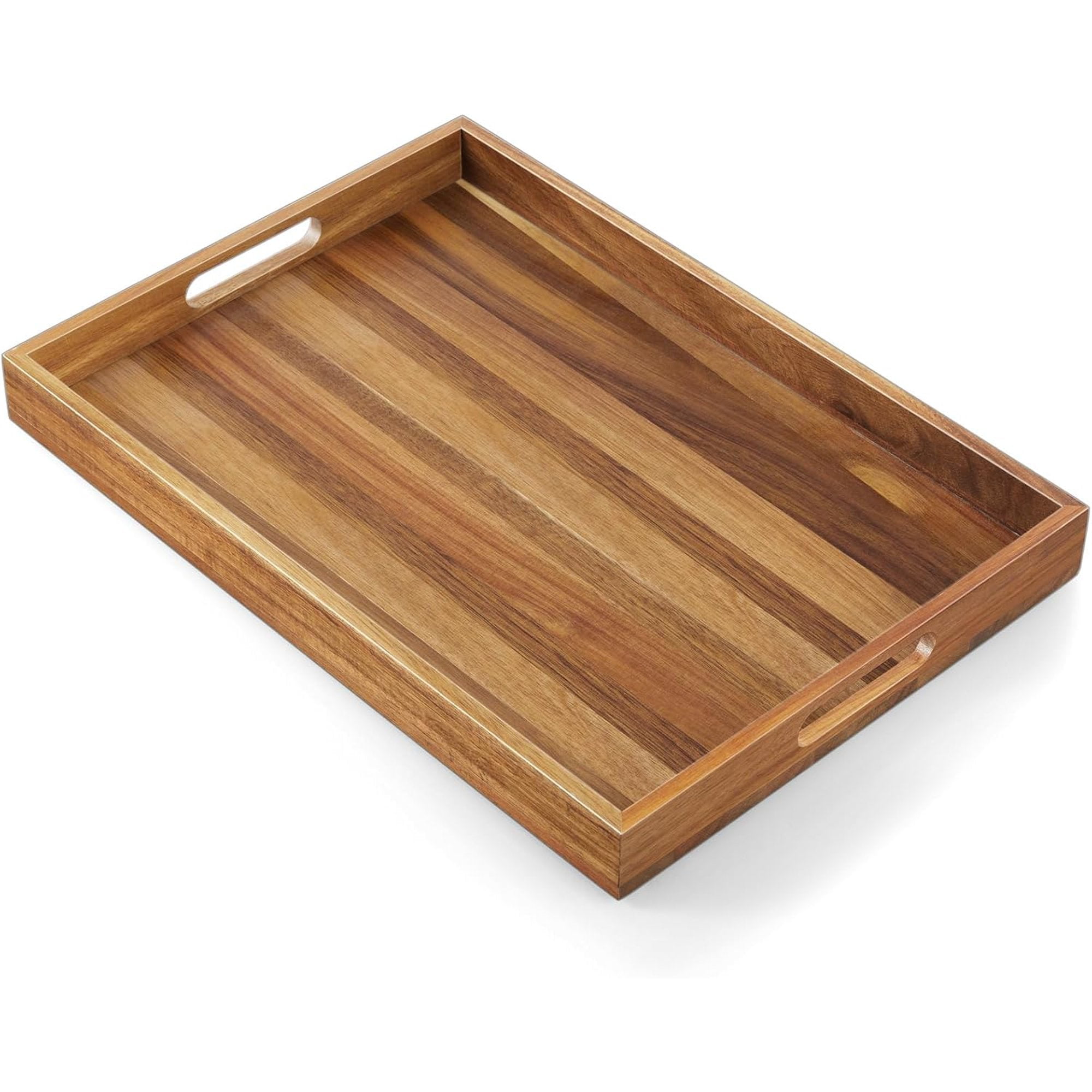 iDESIGN Acacia Wood Serving Tray - Walmart.ca