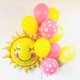 thumbnail image 3 of Jardín Decorativo 60 Cm, 5 Piezas Sun Flower Foil Globos Smiley Sunshine Aluminio Globo Cumpleaños Decoración Boda TUNC Sencillez, 3 of 5