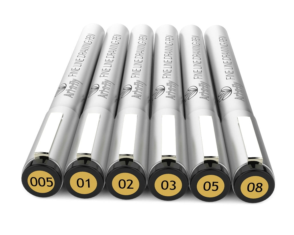 Le Pen Technical Drawing Set 4/Pkg-.05mm, .1mm, .5mm, .8mm Black, 1 count -  Kroger