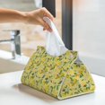 thumbnail image 5 of Goofa Lemon (2) Pattern Triangle Square Tissue Box Cover, Modern PVC Leathe Facial Paper Holder,Decorative Holder/Organizer for Bathroom Vanity Countertop, 5 of 9