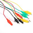 thumbnail image 4 of Amdohai 10pcs 50CM Wire Electronics Connecting Wire Test Alligator Clips Colorful Crocodile Clips Cable Jumper Test Leads Double-ended, 4 of 6