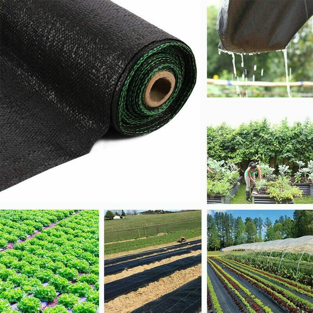 Hi-Quality Weed Control Fabric Membrane Landscape Ground Cover Barrier Block Mat 