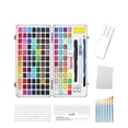 thumbnail image 1 of 50/72/90 Colors Pure Water Color Paint Set Metal Iron Watercolor Box W7Z7, 1 of 8