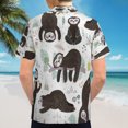thumbnail image 6 of High Quality Hawaiian Shirts for Men Short Sleeve Aloha Beach Shirt Floral Summer Casual Button Down Shirts Blouses Y9R438, 6 of 7