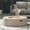 Light Gray, variant on Harper & Bright Designs Patio MGO Propane Fire Pit, Outdoor Round Concrete Gas-burning Fire Pit with 50000 BTU for Garden Barkyard, 39 inch, Light Gray