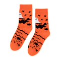 thumbnail image 2 of Crew Socks for Women Novelty Funny Halloween Pumpkin Bat Print Cotton Warm Winter Sock Cosplay Costume Accessories, 2 of 3