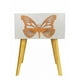 thumbnail image 4 of Buro Infantil Mesa Noche Luz Led Niñas Mariposa Recámara Mate Blanco, 4 of 5