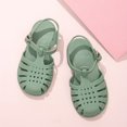 thumbnail image 2 of Girls Sandals 2023 New Non Slip Outdoor Closed Toe Beach Shoes For Toddler Kids Children, Spring And Summer, 2 of 5