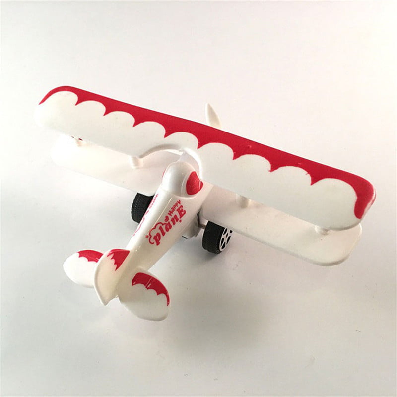 Mini Vintage Plane Model Aircraft Glider Biplane Airplane Model Kids Toy Fad @M 