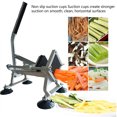 thumbnail image 4 of French Fry Cutter, Save Effort  Easy Cleaning Stainless Steel Manual Long Handle Professional Potato Chipper  For Onions For Cucumbers For Commercial Use, 4 of 8