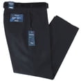 thumbnail image 2 of BRUHL Steward Classic Plain Front Wool Mix Trousers - Black, 2 of 5