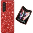 thumbnail image 4 of Compatible with Samsung Z Fold 4 Case Glitter Bling Samsung Galaxy Z Fold 4 Phone Case for Girls Cute Bumper Shockproof Protective Cases (Red), 4 of 13