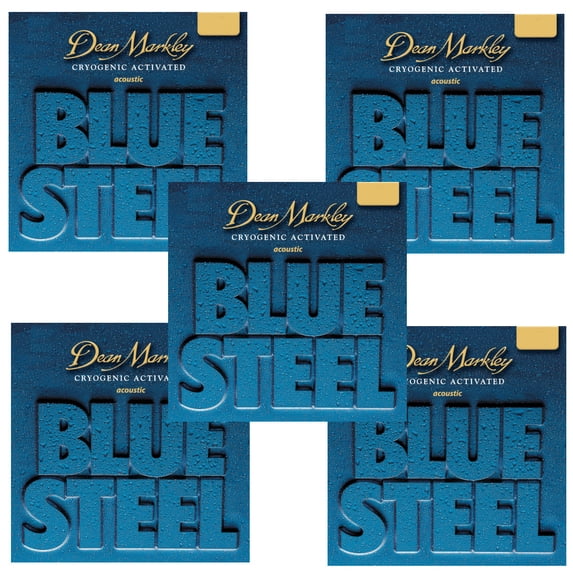Dean Markley Guitar Strings 5-Packs Acoustic Blue Steel Cryogenic Medium 13-56