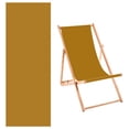 thumbnail image 1 of Uxcell Beach Sling Chair Replacement Canvas, 41x113cm Lounge Chair Fabric Brown, 1 of 7