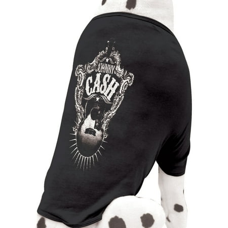 Johnny Cash - Guitar Shield Dog T-Shirt