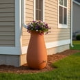 thumbnail image 2 of Algreen EcoCascata Rain Barrel, 65 Gallon, Terracotta Resin, 2 of 6