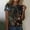 Dark Blue, variant on Womens Graphic T Shirts 3D Galaxy Glitter Print Round Neck Short Sleeve Summer Tops Summer Tops