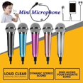 thumbnail image 2 of Mini Microphone, Portable Vocal/Instrument Microphone for Mobile blue One-size, 2 of 5