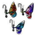 thumbnail image 5 of Planter Decorations for Pots, Flower Pot Hugger, Butterfly-Shaped 3 Color Pot Hugger with Hanging Hook DIY Personalized Iron & Glass Bonsai Flower Pot Decorations, 5 of 6
