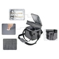 thumbnail image 4 of Unique Bargains Insulated Lunch Bag for Work, Office, Picnic Gray, 4 of 6