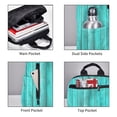 thumbnail image 3 of Fotbe Turquoise Wooden2 Mochila Ligera para Hombres y Mujeres - Duradera y Resistente al Agua, Ideal para Escuela, Trabajo, Viajes y Uso Diario, 3 of 7