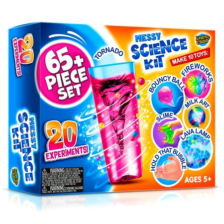 kids science kit for kids ages 5+  create over 20 fun science experiments!