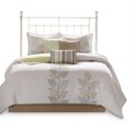 thumbnail image 6 of Witaxima Full/Queen 6-Piece Embroidered Quilt Set, Yellow Reversible Microfiber Bedding with Decorative Pillows, 6 of 11