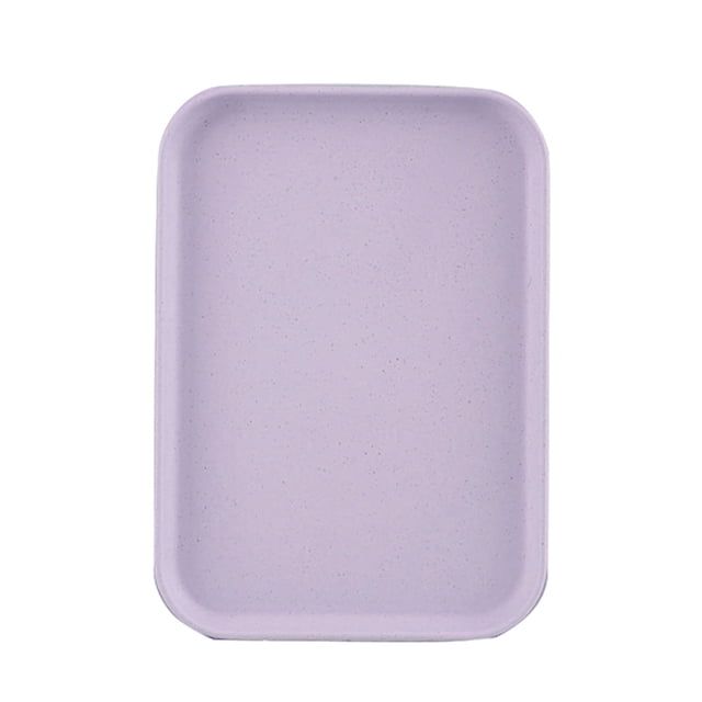 BANDEJA DE COCINA SIRVIVIO BANDEJA DE TRIGO DE TRIGO RECTANGULAR ESTILO NÓRDICO DE TÉ DE TÉ DE FRUTA DE