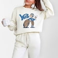 thumbnail image 4 of Yale University Football Character - Women's Lightweight Garment Dyed Sweatshirt, 4 of 9