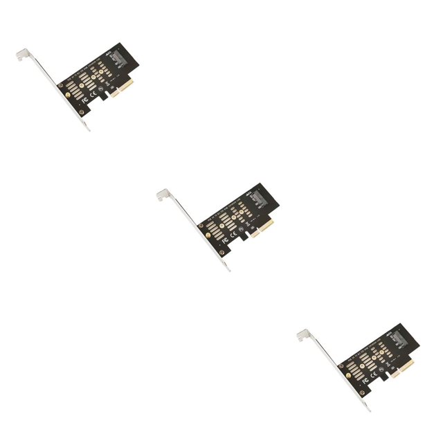 Seitruly Tarjeta adaptadora de interfaz Dual X4 X1, soporte de velocidad completa, disco duro, conversión de unidad libre, tarjetas de expansión, 4X 3piezas