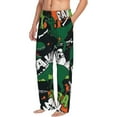 thumbnail image 2 of Daiia Dinosaur Skeleton Men's Sleep Pant with Pockets and Drawstring,Pajama Pants-X-Large, 2 of 9