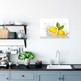 thumbnail image 2 of ZHOUWALLPIC Kitchen Fruit Wall Decor Lemon Picture Food Painting Print Splash Water Poster for Home Kitchen(Lemon 12 * 18inch), 2 of 6